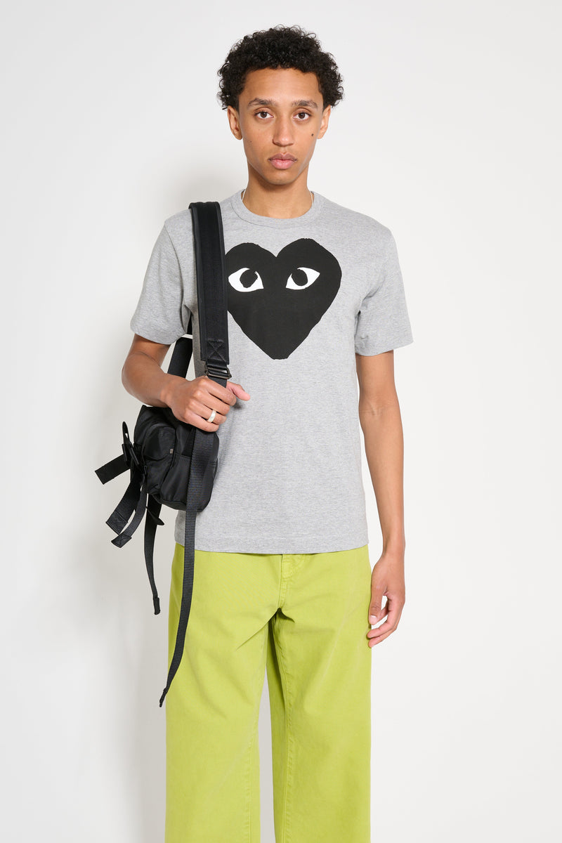 Comme des Garcons Play Big Heart T-shirt Grey