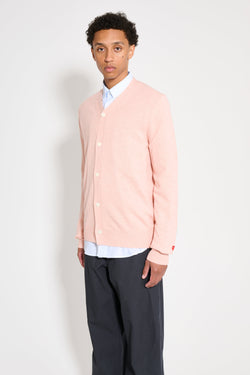 Comme des Garcons Play Knit Cardigan Light Pink