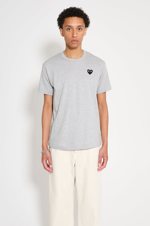 Comme des Garcons Play Small Heart T-Shirt Grey