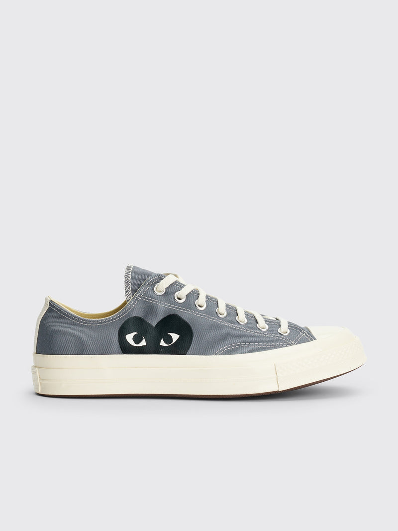 Comme des Garcons Play x Converse Chuck 70 Low Grey Sneakers