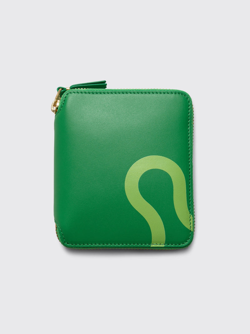 Comme des Garcons Wallet SA2100 Ruby Eyes Green