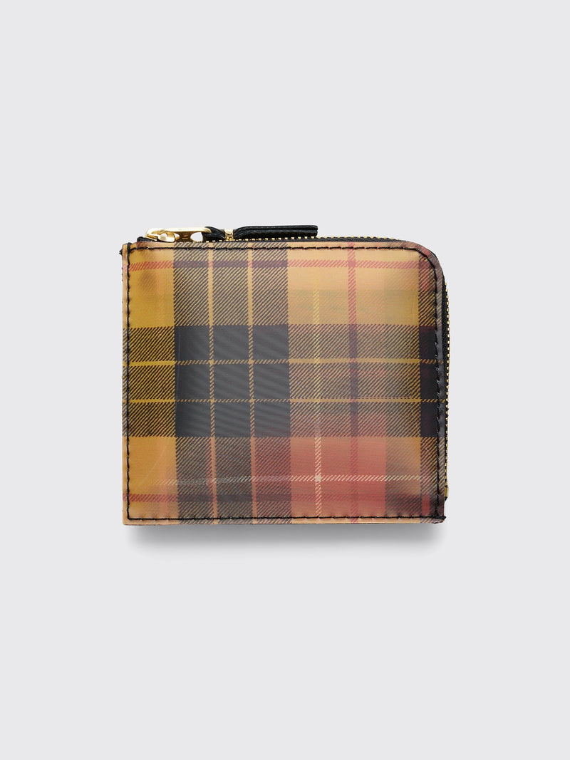 Comme des Garcons Wallet SA3100 Lenticular Tartan Red / Yellow