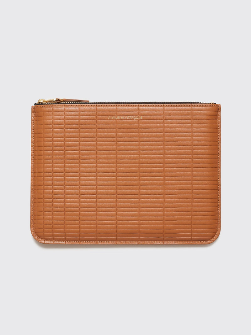 Comme des Garcons Wallet SA5100 Brick Line Beige