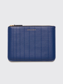 Comme des Garcons Wallet SA5100 Brick Line Blue