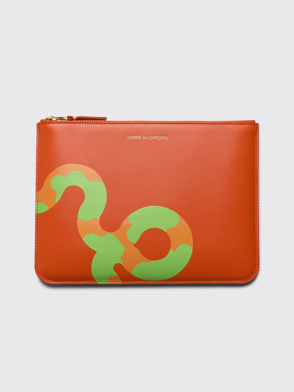 Comme des Garcons Wallet SA5100 Ruby Eyes Orange