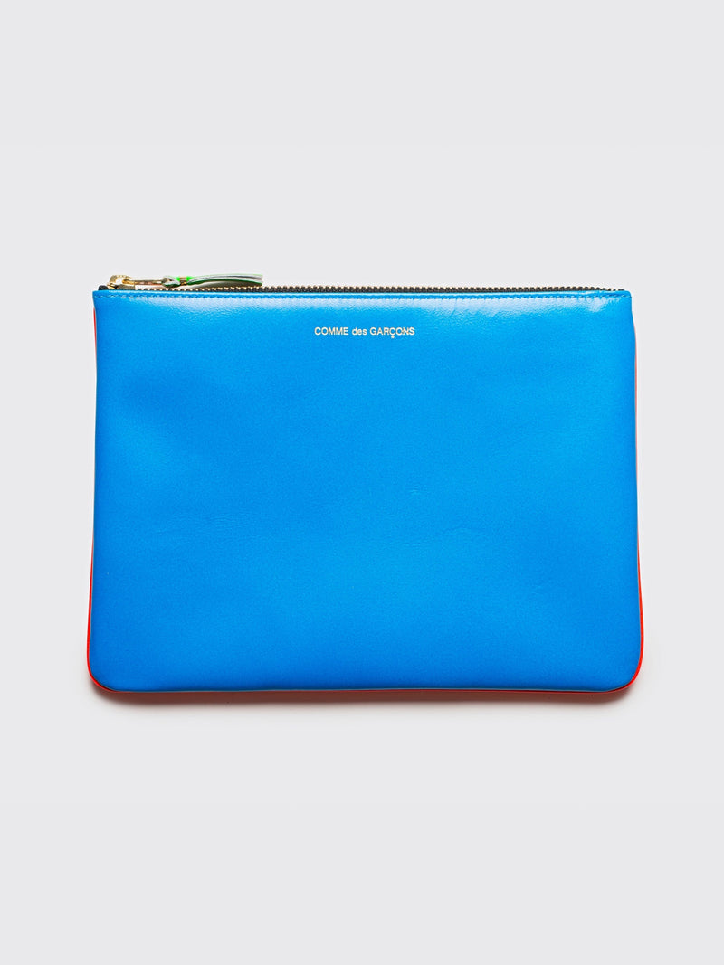 Comme des Garcons Wallet SA5100 Super Fluo Orange / Blue