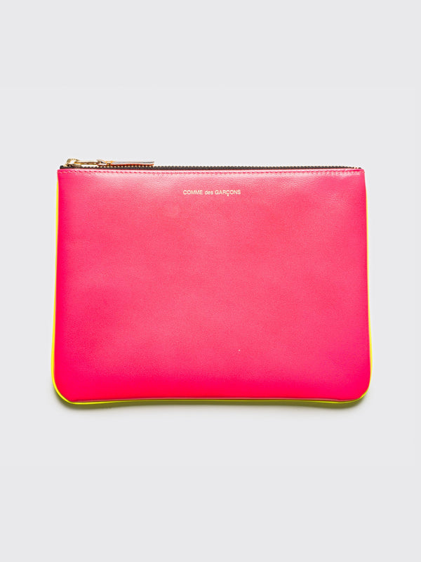 Comme des Garcons Wallet SA5100 Super Fluo Pink / Yellow