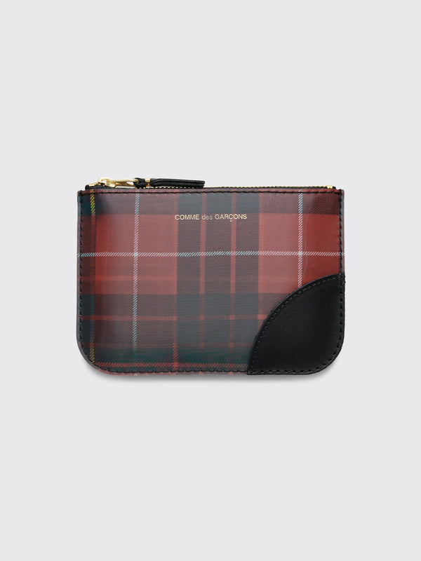 Comme des Garcons Wallet SA8100 Lenticular Tartan Red / Green