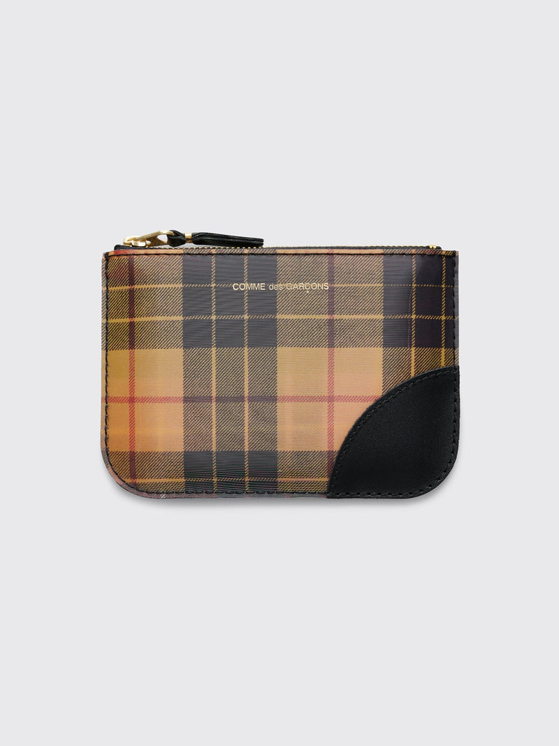 Comme des Garcons Wallet SA8100 Lenticular Tartan Red / Yellow