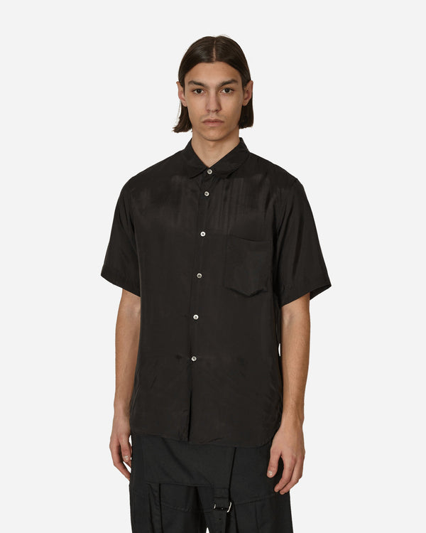 Comme Des Garçons Black Cupro Shortsleeve Shirt Black