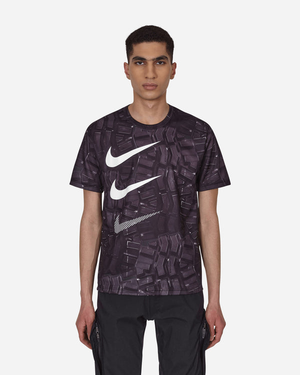 Comme Des Garçons Black Nike Vertical Triple Tick T-Shirt Black