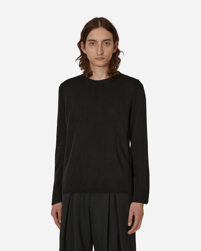 Comme Des Garçons Black Asymmetric Pullover Black