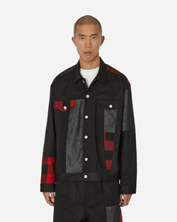 Comme Des Garçons Homme Patchwork Jacket Black