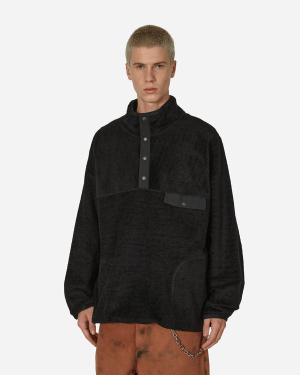 Comme Des Garçons Homme Cotton Fleece Pullover Black