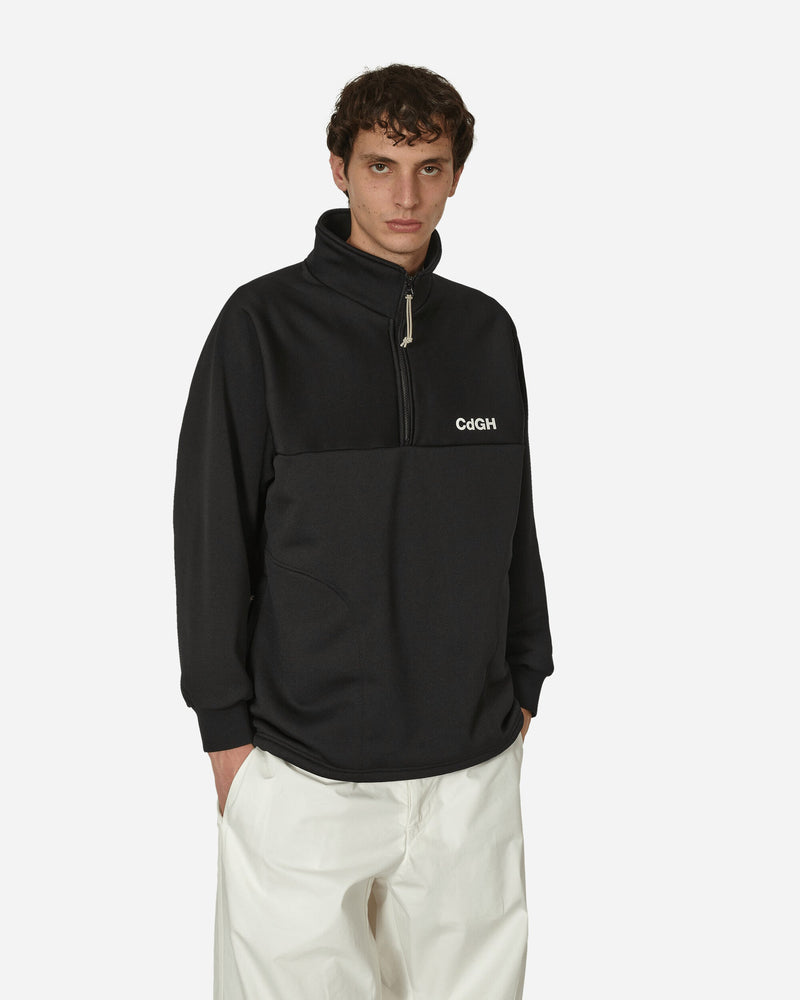 Comme Des Garçons Homme Half-Zip Sweatshirt Black