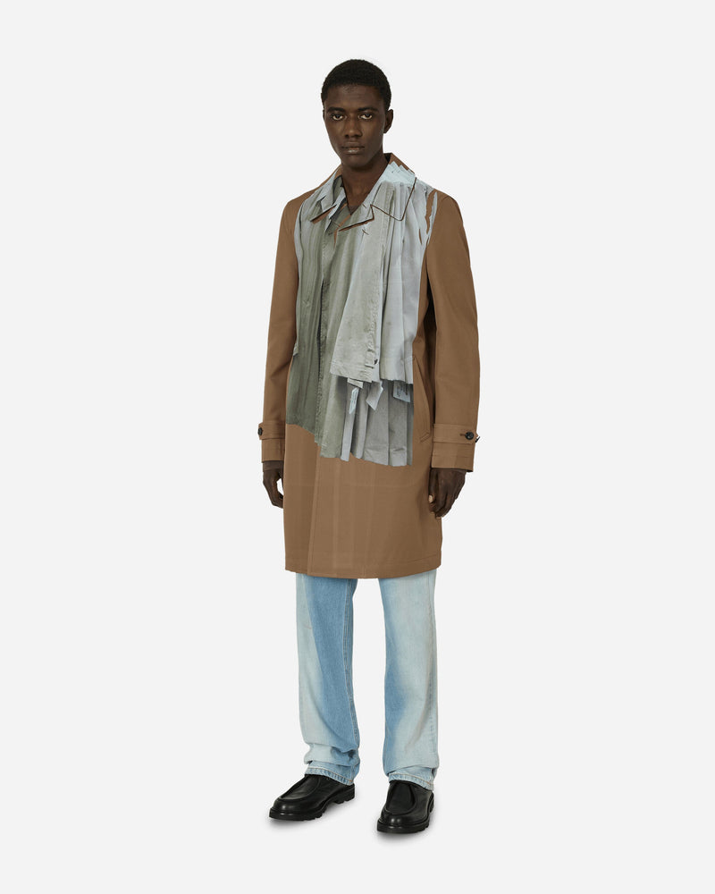 Comme Des Garçons Homme Plus Trompe L Oeil Single-Breasted Coat Light Brown