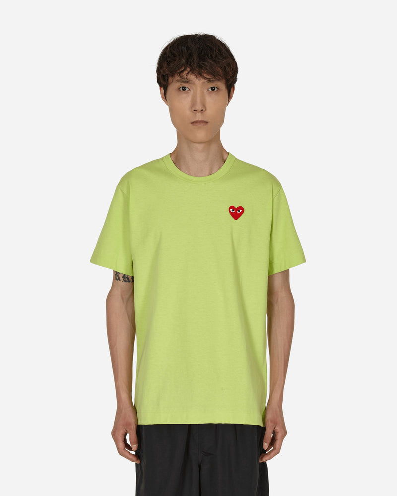 Comme Des Garçons Play Heart T-Shirt Green