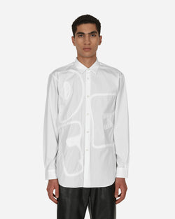 Comme Des Garçons Shirt Alphabet Shirt White