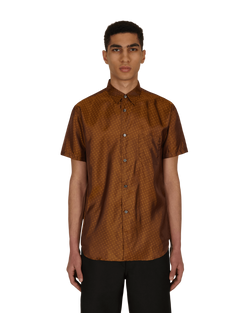 Comme Des Garçons Shirt Dot Shortsleeve Shirt Brown