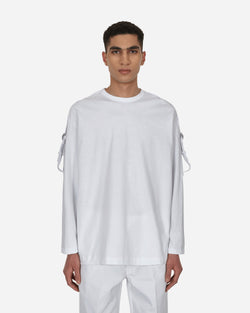 Comme Des Garçons Shirt Buckle Longsleeve T-Shirt White