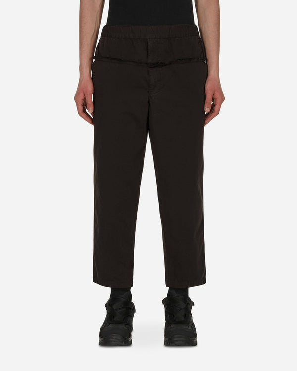 Comme Des Garçons Shirt Yarn Dyed Trousers Black