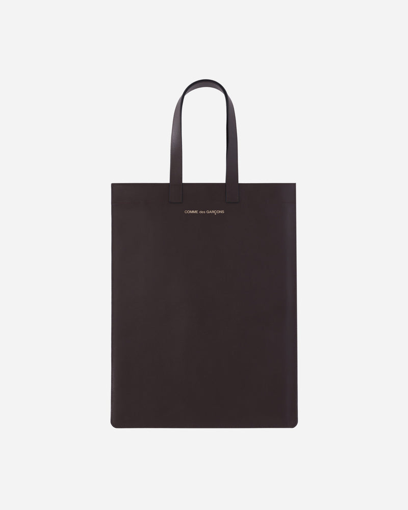 Comme Des Garçons Wallet Classic Tote Bag Brown