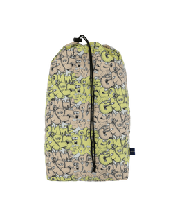 Comme Des Garçons Shirt KAWS Drawstring Bag Yellow