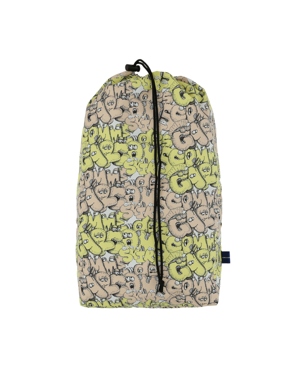 Comme Des Garçons Shirt KAWS Drawstring Bag Yellow