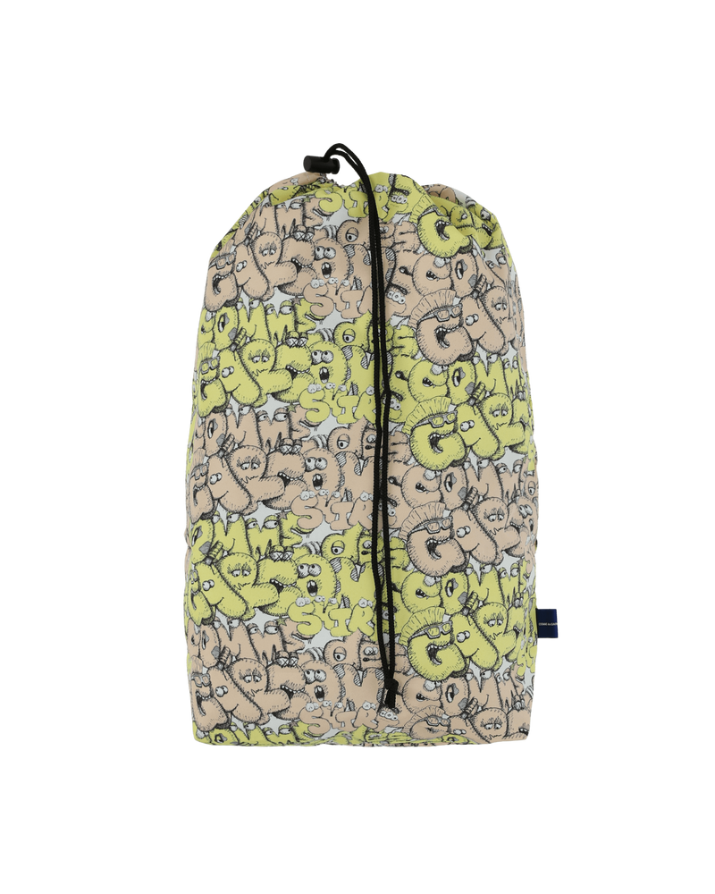 Comme Des Garçons Shirt KAWS Drawstring Bag Yellow