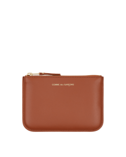 Comme Des Garçons Wallet Ruby Eye Zip Pouch Brown