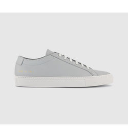 Common Projects Mens Achilles Contrast Bumpy Trainers Grey