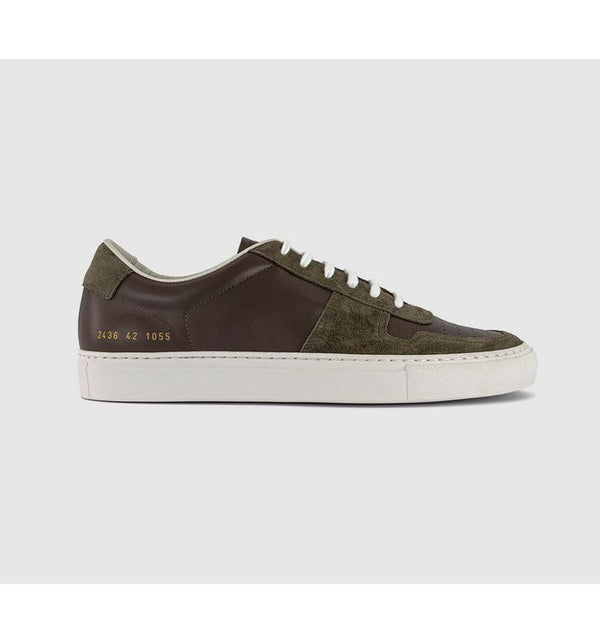 Common Projects Mens Bball Duo Trainers Forest Green