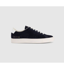 Common Projects Mens Retro Suede Trainers Navy In Blue