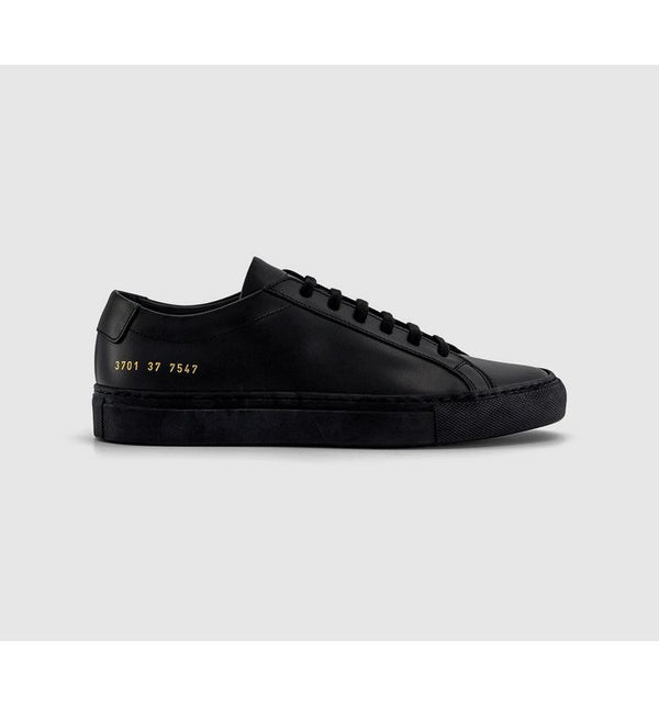 Common Projects Womens Achillies Low W Trainers Black Leather