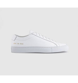 Common Projects Women's Achillies Low W White Mono Leather