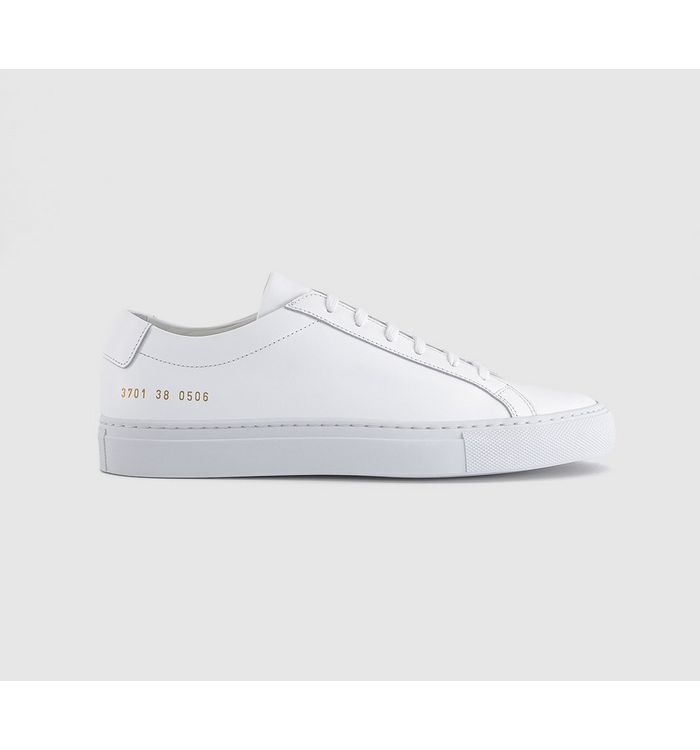 Common Projects Women's Achillies Low W White Mono Leather