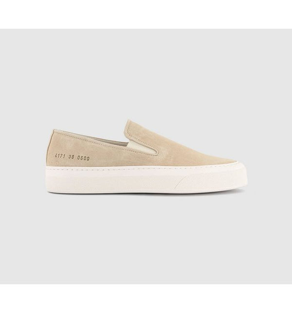 Common Projects Womens Slip On Trainers Beige In Natural