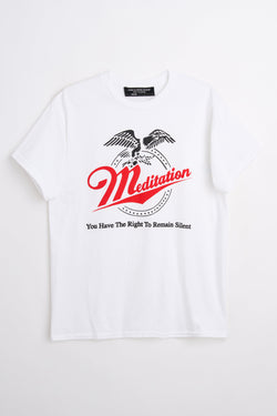 Connie Costas Meditation Tee White