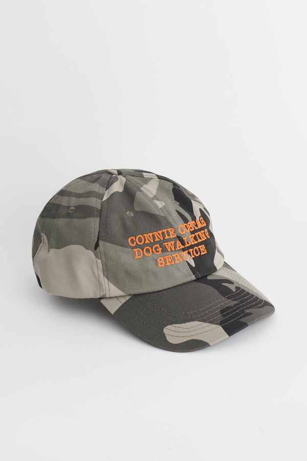 Connie Costas Dog Walking Cap Snow Camo