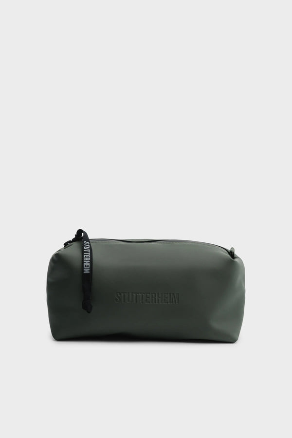 Stutterheim Container Large Wash Bag Green