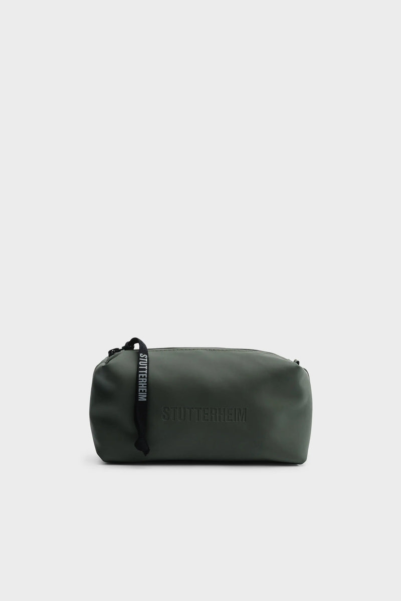 Stutterheim Container Small Wash Bag Green