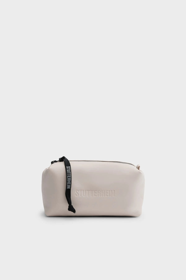 Stutterheim Container Small Wash Bag Light Sand