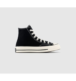 Converse All Star Chuck 70 Hi Trainers Black Canvas