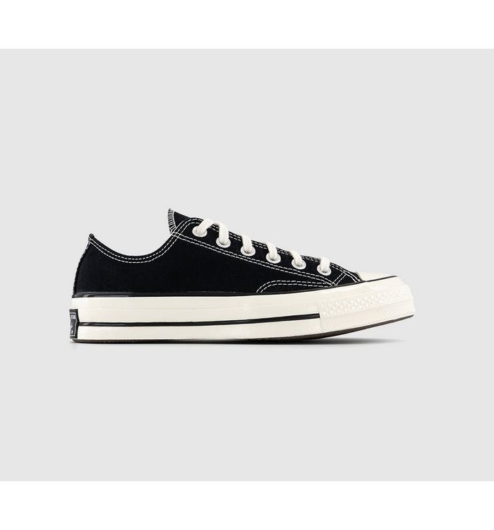 Converse Boys All Star Ox 70s Trainers Black Mixed Material