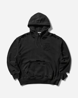 Converse Slam Jam Destroyed Hoodie Black