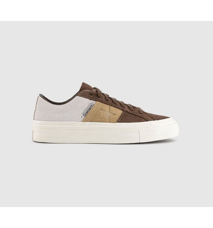 Converse One Star Academy Trainers Carhartt Wip Brown Egret