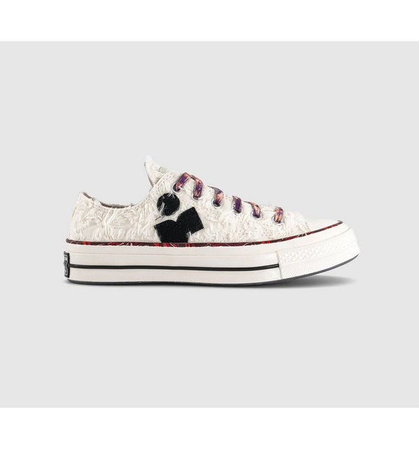 Converse Womens Chuck 70 Ox Trainers Isabel Marrant Vanilla Whiteblackred