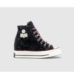 Converse Womens Chuck 70 Wedge Hi Trainers Isabel Marrant Ravenegretred In Multi