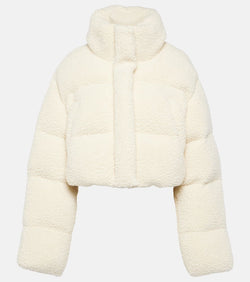 Cordova Kozzy cropped wool-blend puffer jacket