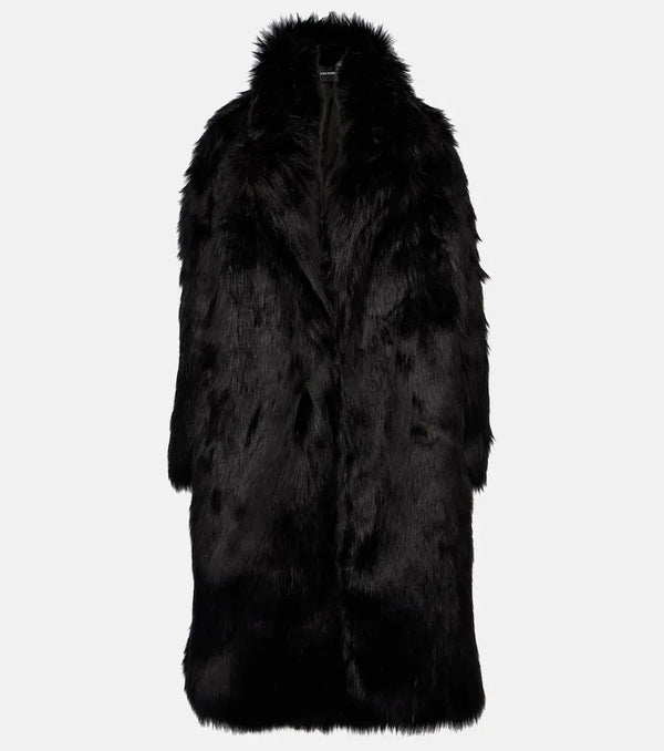 Costarellos Margot faux fur coat | LYBSTORE